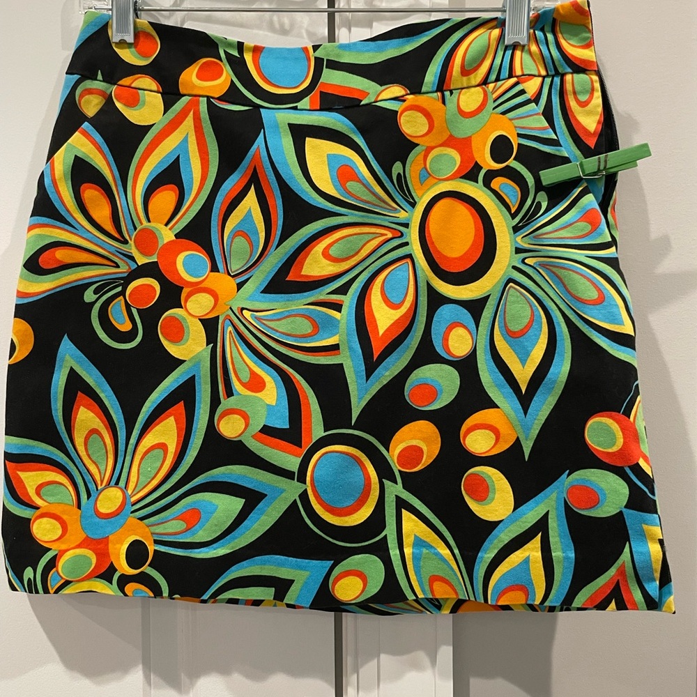 Loudmouth Black Shagadelic golf skort